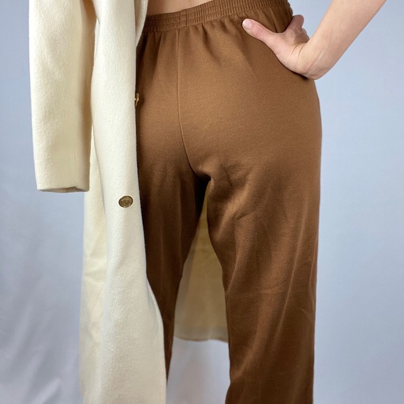 Vintage high wasted brown pants with pockets - Picture 5 of 5